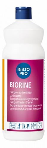 Saniteettipuhdistusaine Kiilto Biorine 1L - Saniteetti, Kosteantilan puhdistusaineet - 6062 - 1