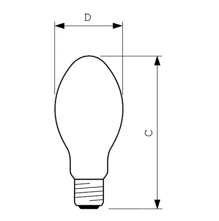 Suurpainenatriumlamppu Philips Master SON PIA Plus 70W E E27 - Muut lamput - 64712 - 2