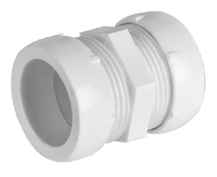 Viemäröintiputken jatkoliitin kierre 32/32 valkoinen - Viemäröintitarvikkeet - 1232 - 1