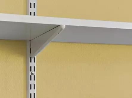 Wall-U kannatin 35 cm valkoinen - Varastokoukut, varastotelineet - 62132 - 2