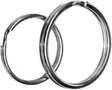 Avainrengas 20 mm niklattu teräs 100 kpl / ltk - Avainkaapit, avaimenperät ja avainketjut - 74982 - 1