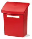 Postilaatikko muovi punainen lukittava välikannella - Postilaatikot, postiluukut - 3772 - 1