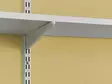 Wall-U kannatin 35 cm valkoinen - Varastokoukut, varastotelineet - 62132 - 2