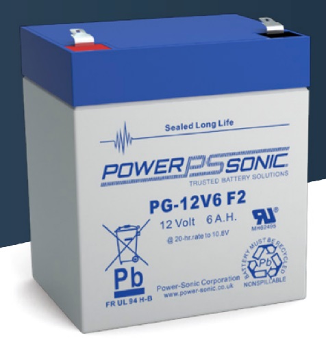 Akku suljettu 12 V 6 Ah Longlife PG-12V6 - Muut paloturvallisuuden tuotteet - 64272 - 1