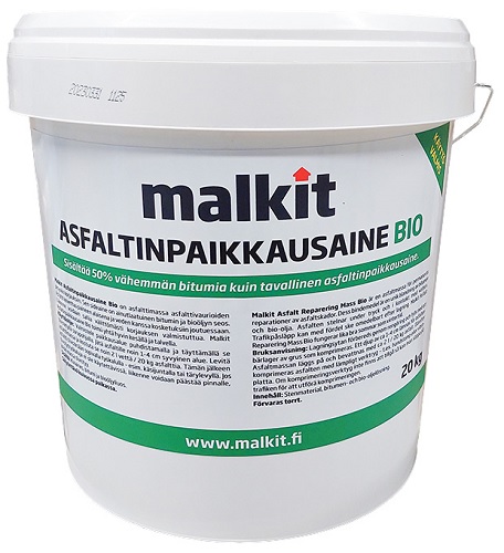 Asfaltinpaikkausaine Bio 20 kg - Katumaalit, Asfaltinpaikkaus - 71792 - 1
