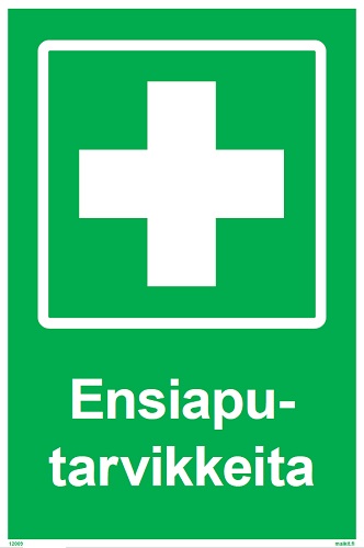 Ensiaputarvikkeita opaste - Ensiapukilvet - 68262 - 1