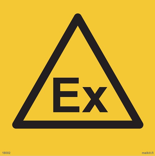 EX varoitusmerkki opaste - Varoituskilvet - 66712 - 1