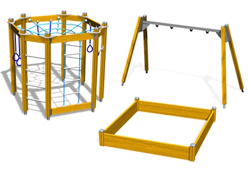 Huoltomaali 0,9 L keltainen TVT554F 911102 Lappset - Leikkivälineiden varaosat - 58872 - 1
