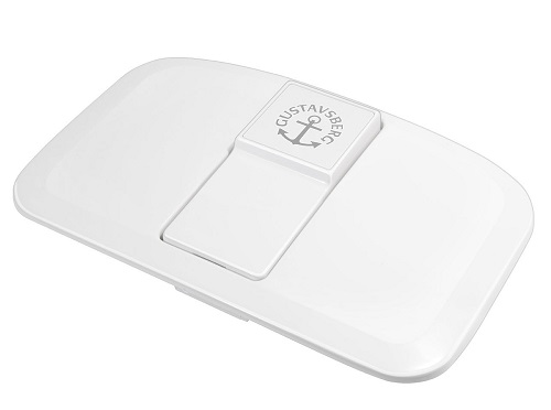 Huuhtelupainike + säiliön kansi GB1929900283 Gustavsberg - Gustavsberg varaosat ja työkalut - 242 - 1