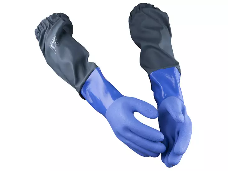 Kemikaalikäsine Guide 147 pitkävartinen nestetiivis - Työ- ja siivouskäsineet - 58902 - 1