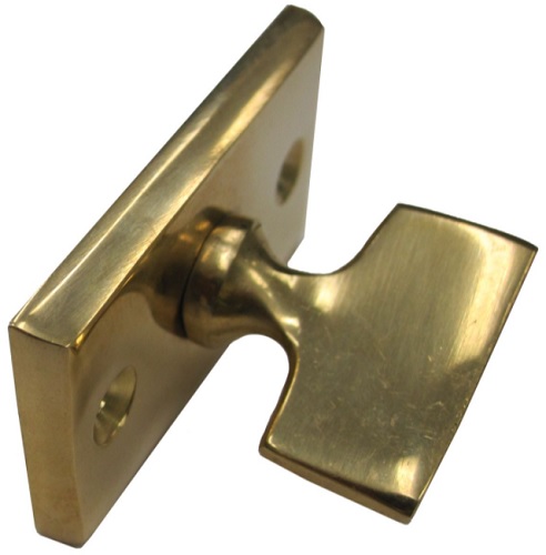 Kierrettävän ovikellon väännin, 1930-l malli, messinkiä - Ovitarvikkeet, lukot, ovikellot - 70272 - 1