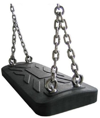 Kumilautaistuin pitkä ketju 210-220 cm - Keinutelineet - 70412 - 1