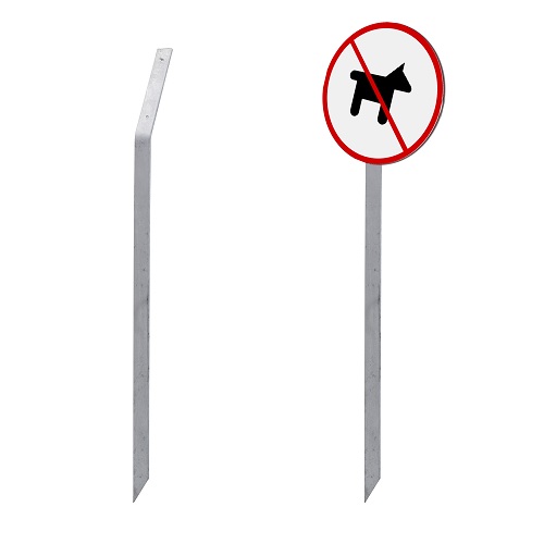 Kyltin pidike maahan sinkitty 700 mm - Kylttien kiinnikkeet ja tarvikkeet - 4712 - 1