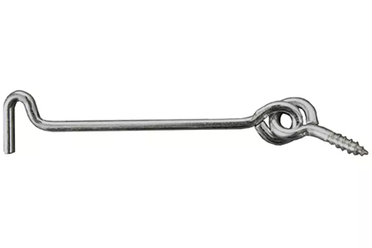 Lankahaka 5 mm / 150 mm sinkitty teräs - Ovitarvikkeet, lukot, ovikellot - 582 - 1