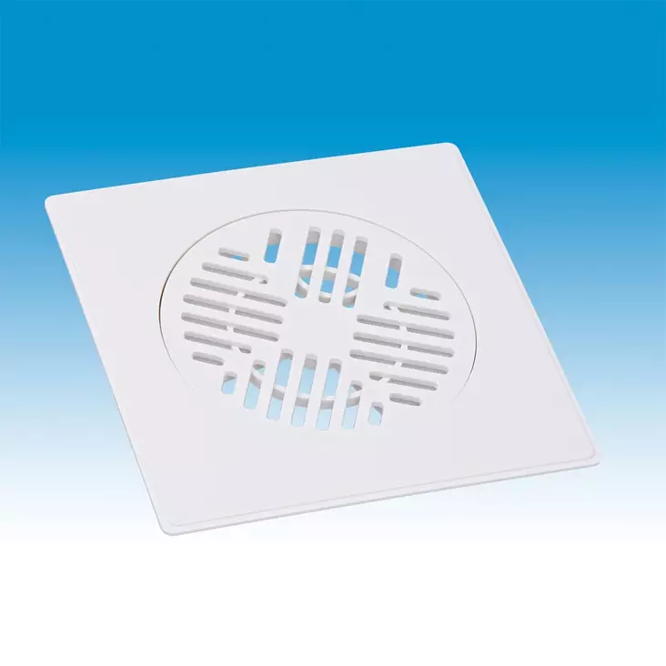 Lattiakaivon kansi neliö 197 x 197 mm Merika 950 valkoinen - Viemäröintitarvikkeet - 61552 - 1