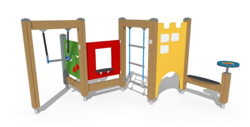 Leikkirata pihan pienimmille Lappset - Monitoimitelineet - 71962 - 1