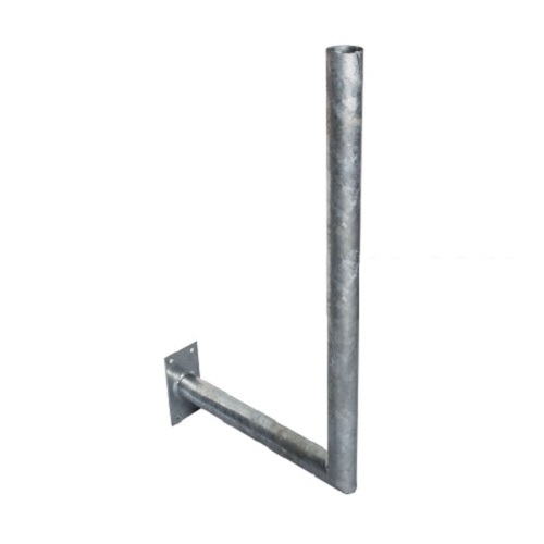 Liikennemerkin seinäkiinnike 90 asteen kulma 60 mm putki - Kylttien kiinnikkeet ja tarvikkeet - 55622 - 1