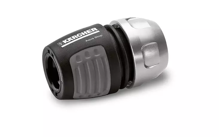 Liitin Premium sulkijalla 1/2" 5/8"- 3/4" - Kastelutarvikkeet, letkukärryt - 902 - 1