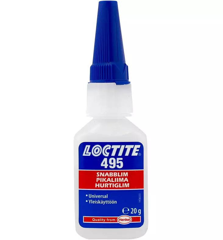 Pikaliima Loctite 495 20 g - Puhdistusaineet, Hoitoaineet - 71752 - 1