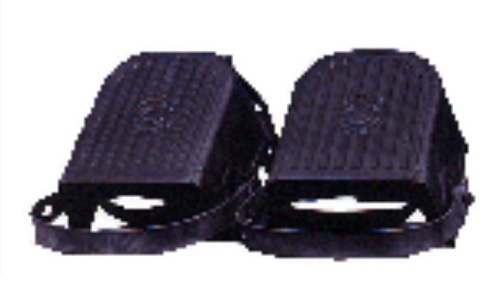 Polvisuoja musta kumi 1050-0002 säätöremmeillä - Polvisuojat - 67512 - 1