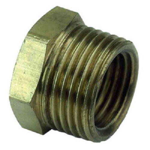 Putkiyhde supistusnippa uk / sk 1''x1/2'' messinki - Putkenkannakkeet, Putkiyhteet - 1322 - 1