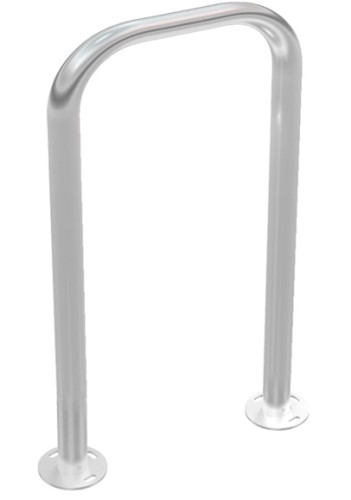 Pyöräteline kaari runkolukittava 800 mm 8065 sinkitty pinta-asennettava - Pyörätelineet, Pyöräkatokset - 69742 - 1