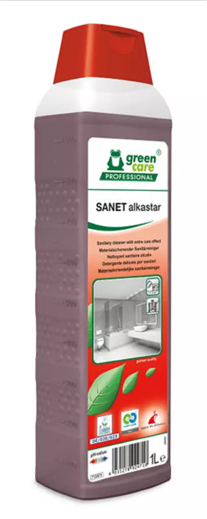 Saniteettipuhdistusaine Tana Sanet Alkastar 1 L heikosti emäksinen - Saniteetti, Kosteantilan puhdistusaineet - 5172 - 1