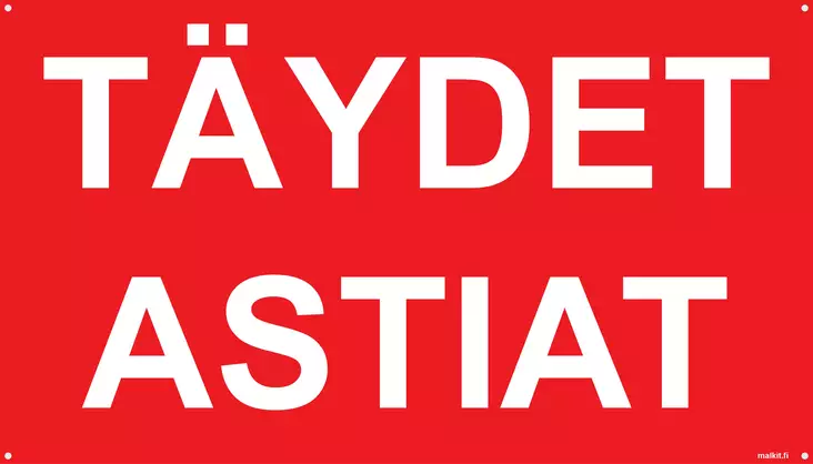 Täydet astiat kerrosalumiini 700 x 400 mm - Kiinteistökilvet - 70052 - 1