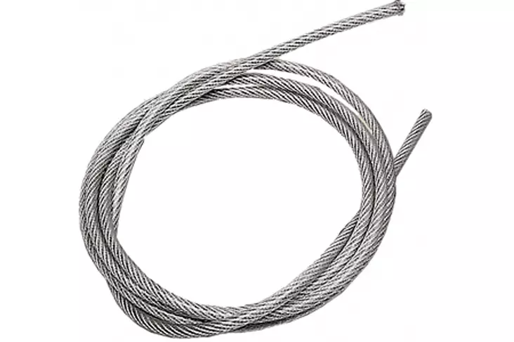 Vaijeri 4 / 6 mm muovipäällystetty 100 m kela - Vaijerit kettingit, rautalangat, narut - 3282 - 1