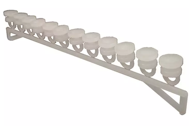 Verhokiskon pyöröliuku U-kiskoon 24 kpl - Verhotarvikkeet - 712 - 1