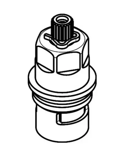 Käyttöventtiili Elastop 94849000 Hansgrohe keittiöhanan pesukoneventtiili - Hansgrohe varaosat - 76203 - 2