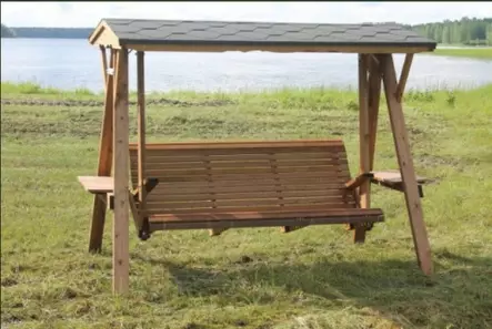 Puutarhakeinu Kata 169 cm katolla - Puutarhakeinut, Tuolit - 69503 - 1