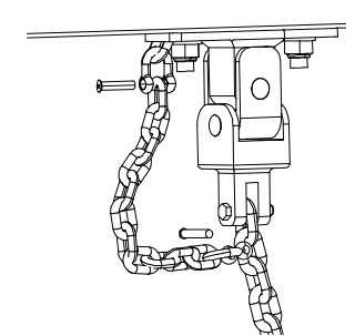 Turvaketju 903577 Linnunpesäkeinun keinulaakeriin 901958 - Leikkivälineiden varaosat - 56323 - 2