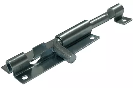 Työntösalpa sinkitty teräs 110 mm - Ovitarvikkeet, lukot, ovikellot - 583 - 1