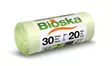 Bioska 30 L Plastiroll 1991 20 kpl/rll, 15 rll/ltk - Jätesäkit, Roskapussit - 5793 - 1