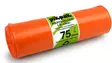 Jätesäkki 75 L oranssi LD Plastiroll 2107 20 kpl/rll, 10 rll/ltk - Jätesäkit, Roskapussit - 5783 - 1