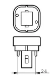 Pienloistelamppu Philips Master PL-C 13W/830/2P G24d-1 - Led-pistokantalamput - 1553 - 3