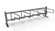 Pyöräteline CubiQ Standard 4-pp pinta-asennettava 1645 mm SPM+RAL 7024 - Maahan kiinnitettävät pyörätelineet - 76123 - 1