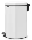 Roska-astia polkimella Brabantia NewIcon 20 L valkoinen, sisäastia muovi - Roskakorit, poljinastiat - 56933 - 3