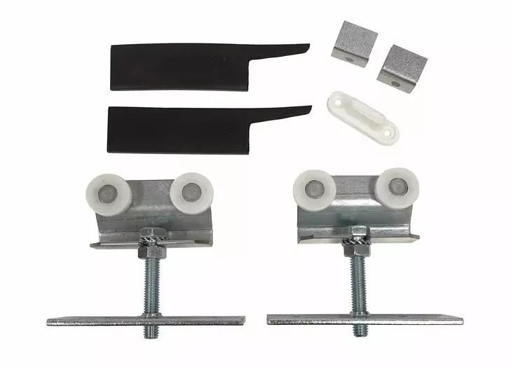 Ylhäältä riippuvan liukuoven pyörästösetti TOK-14 - Ovitarvikkeet, lukot, ovikellot - 74743 - 1