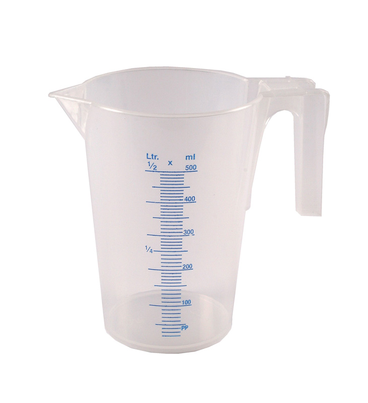 Annostelumitta 0,5 L muovinen asteikolla - Annostelumitat, Annostelupumput - 5823 - 1