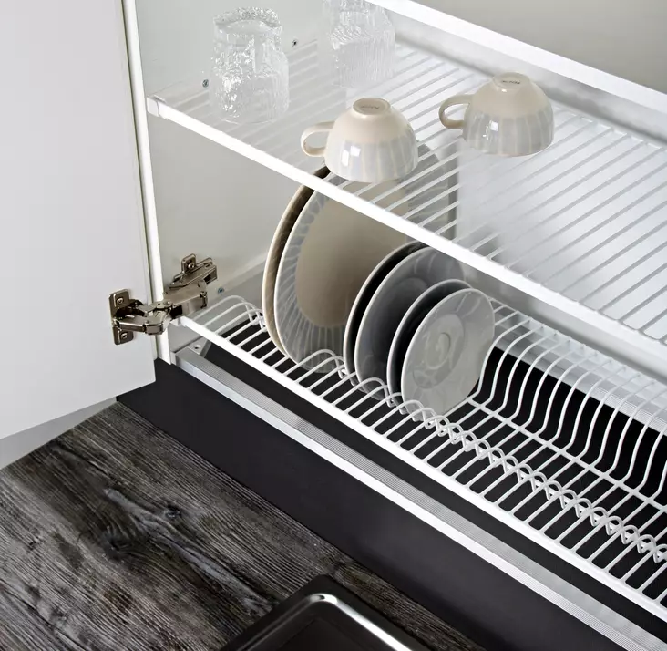 Astiakaapin tasoritilä valkoinen - Astiakaapin tarvikkeet, Jätevaunut - 74703 - 1