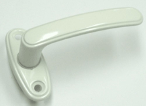 Ikkunapainike soikealla kilvellä 1020VA-7 valkoinen - Ikkunatarvikkeet, vetimet, saranat - 61563 - 1