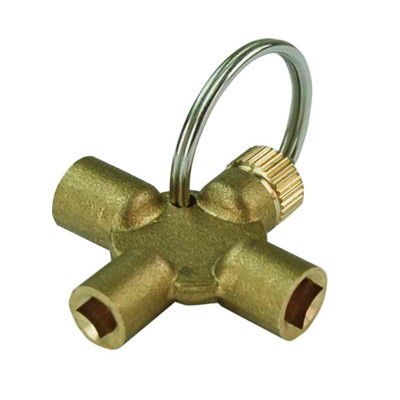 Ilmaruuvin avain 4 osainen - Patteriventtiilit, Termostaatit - 71443 - 1