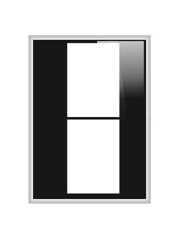 Ilmoitustaulu alumiinikehyksellä - Ilmoitustaulut sisäkäyttöön - 57203 - 1