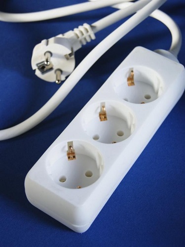 Jatkojohto 3-osainen maadoitettu 3 m - Jatkojohdot, Kaapelikelat - 72613 - 1