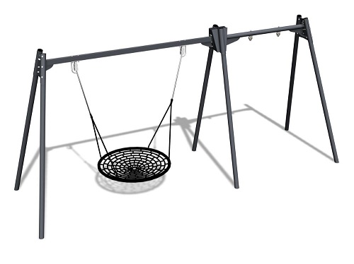 Keinuteline 1:lle + Linnunpesäkeinu / kori Cerium korkea 220067M Lappset Cloxx - Keinutelineet - 61343 - 1