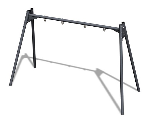 Keinuteline Thulium 220061M Lappset Cloxx t.harmaa RAL7024 - Keinutelineet - 57973 - 1