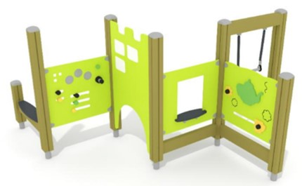 Leikkirata pihan pienimmille Lappset - Monitoimitelineet - 71963 - 1