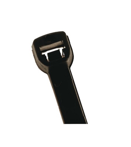 Nippuside UV-suojattu 300 x 4,6 musta 100 kpl - Sähköasennustarvikkeet - 71653 - 1